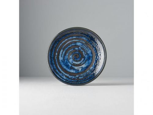 MIJ Mělký předkrmový talíř Copper Swirl 17 cm