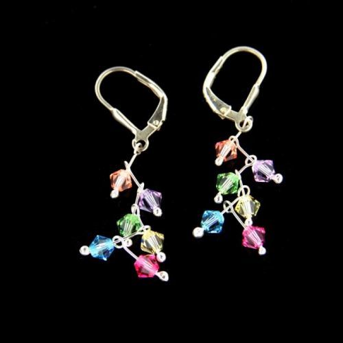 Stříbrné náušnice 14904