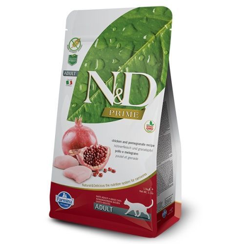 N&D PRIME CAT Adult Chicken & Pomegranate 1,5kg