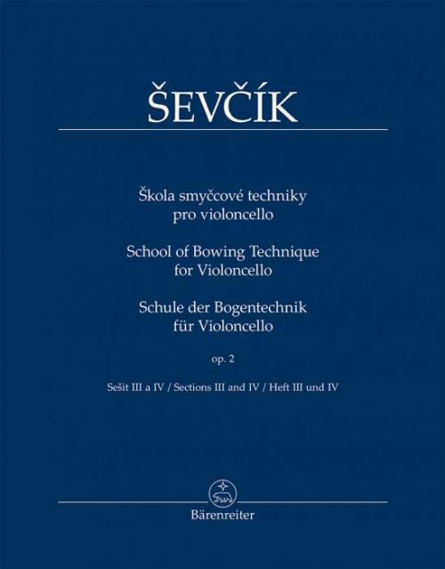 KN Škola smyčcové techniky pro violoncello op. 2, sešit III a IV - Ota