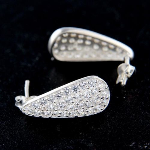 Stříbrné náušnice 14724