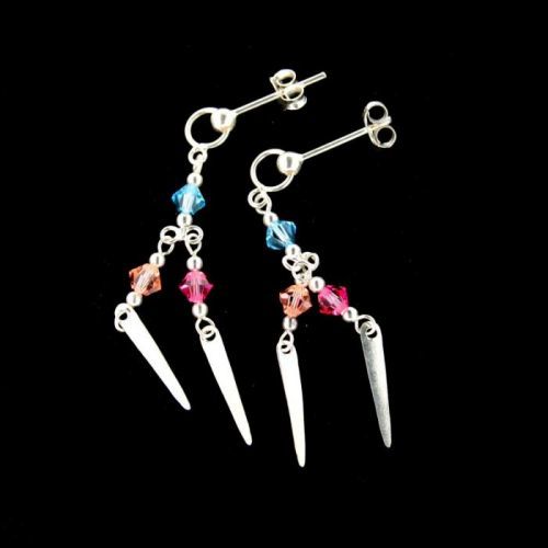 Stříbrné náušnice 15109