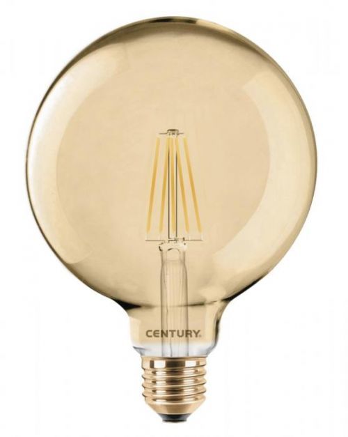 CENTURY LED FILAMENT GLOBE 125mm EPOCA 10W E27 2200K 806Lm 360d DIMM 125x174mm IP20 Čirá