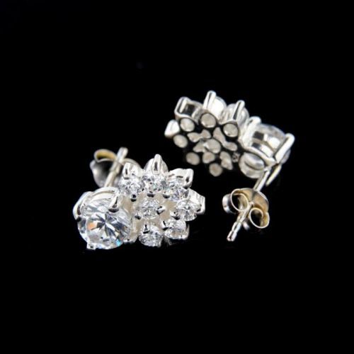 Stříbrné náušnice 15067