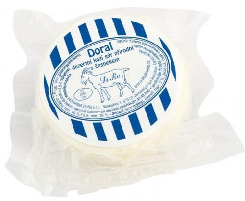 Biofarma DoRa Doral dezertní kozí sýr s česnekem