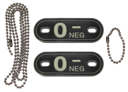 MFH Identifikační set krevní skupina 0- Black