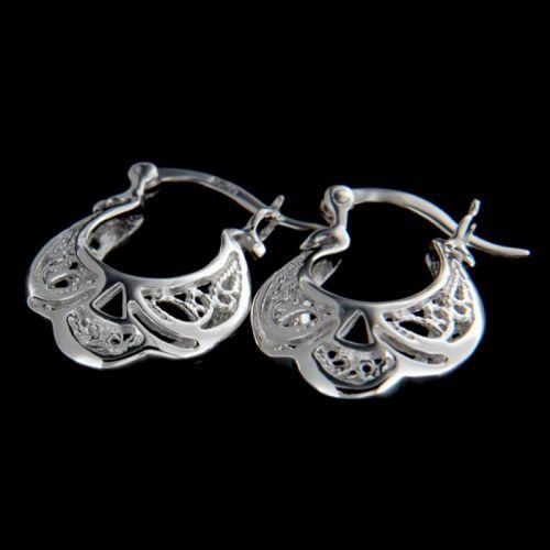 Stříbrné náušnice 13727