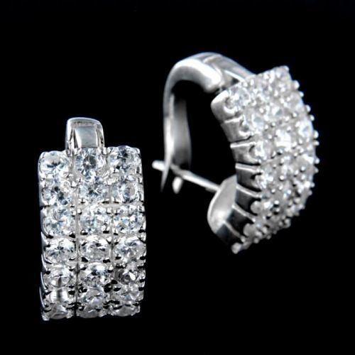 Stříbrné náušnice 15040