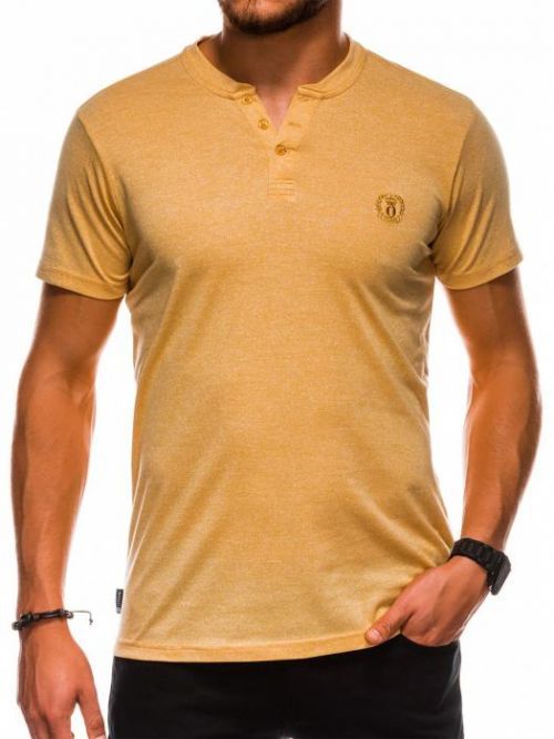 Pánske tričko bez potlače Hooper žltá XXL