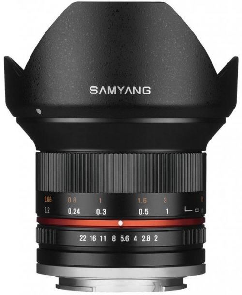 SAMYANG 12 mm f/2 NCS CS pro Canon EF-M černý