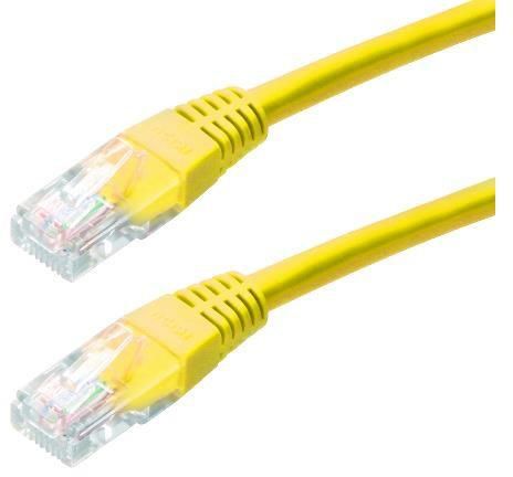 LYNX CS Patch kabel Cat6, UTP - 2m, žlutý (PK-UTP6-020-YEL)