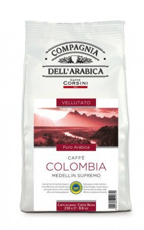 CAFFÉ CORSINI COLOMBIA MADELLIN kávová zrna 250g
