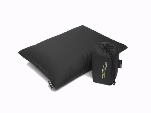 Cocoon cestovní polštář s kachním peřím L black