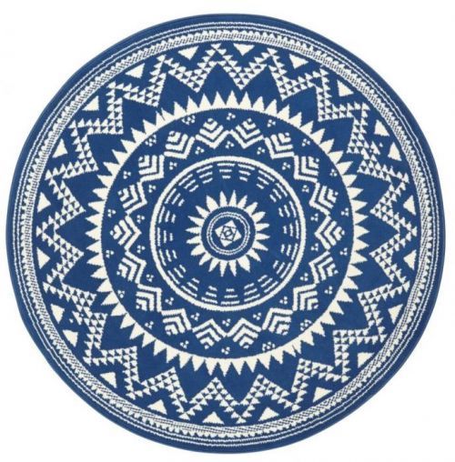 Hanse Home Collection koberce Kusový koberec Celebration 103442 Valencia Blue - 200x200 kruh cm Modrá