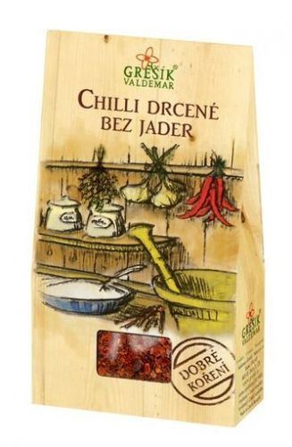 Valdemar Grešík Grešík Chilli drcené bez jader 50g