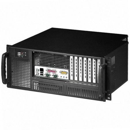 Techly  serverové šasi ATX rack 19`` 4U , černá barva, 307377