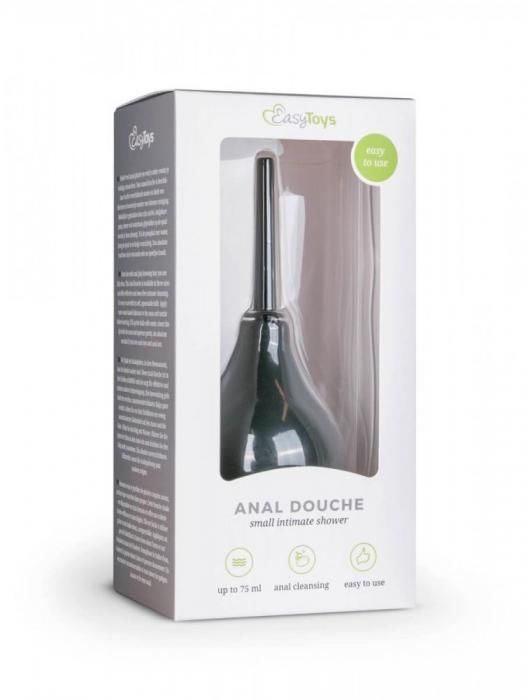 Easytoys Zwarte Anaal Douche - Klein