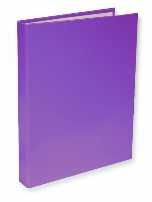 Pořadač A4 lamino 2 kroužky 20/13 mm - fialová