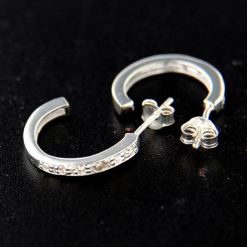 Stříbrné náušnice 14655