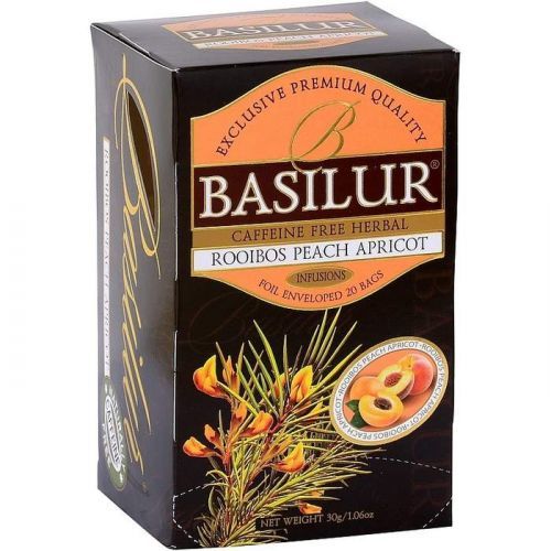 Čaj Basilur Rooibos Peach 20x1,5g