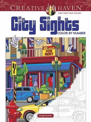 Creative Haven City Sights Color By Number (Toufexis George)(Paperback / softback)