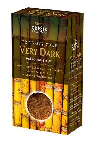 Valdemar Grešík Grešík Cukr Very Dark třtinový přírodní tmavý 300g