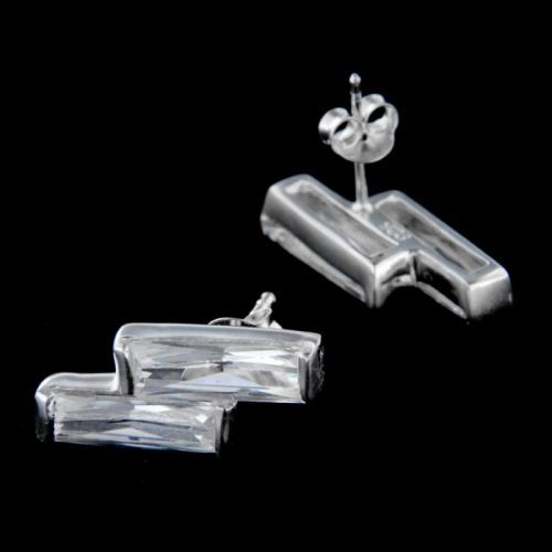 Stříbrné náušnice 15034