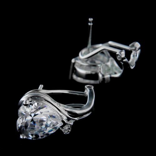 Stříbrné náušnice 14214