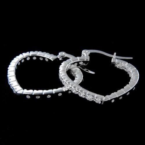 Stříbrné náušnice 14195