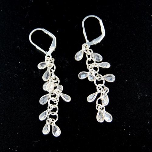 Stříbrné náušnice 14697