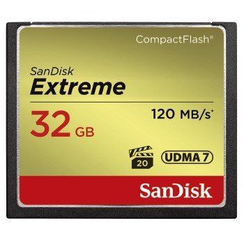 SANDISK CF 32GB EXTREME 120 MB/s UDMA 7