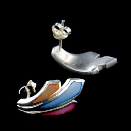 Stříbrné náušnice 15037