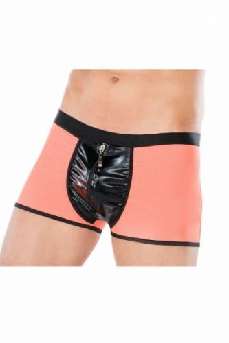 Andalea MC/9075 Pánské boxerky S/M oranžovo-černá