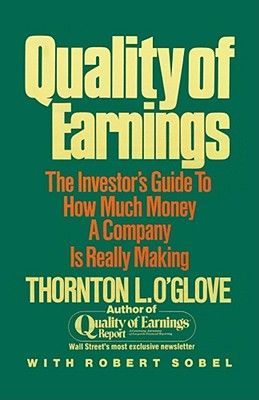Quality of Earnings (O'Glove Thornton L.)(Paperback)