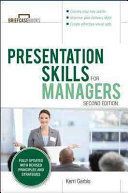 Presentation Skills for Managers (Garbis Kerri)(Paperback)