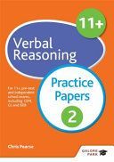11+ Verbal Reasoning - For 11+, Pre-Test and Independent School Exams Including CEM, GL and ISEB (Pearse Chris)(Paperback)