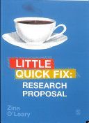 Research Proposal - Little Quick Fix (O'Leary Zina)(Paperback)