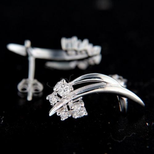 Stříbrné náušnice 14699