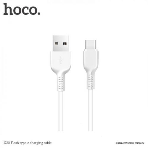 Kabel USB-C - Hoco, X20 White 200cm