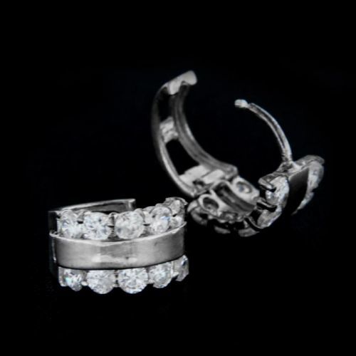 Stříbrné náušnice 14513