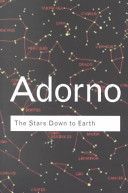 Stars Down to Earth (Adorno Theodor W.)(Paperback)