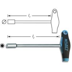 Dílna nástrčný klíč vnější šestihran Hazet 428-7, čepel 230 mm, klíč 7 mm