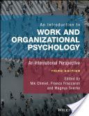 Introduction to Work and Organizational Psychology - An International Perspective (Chmiel Nik)(Paperback)