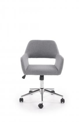 HALMAR, MOREL kancelářská židle, šedá, modrá