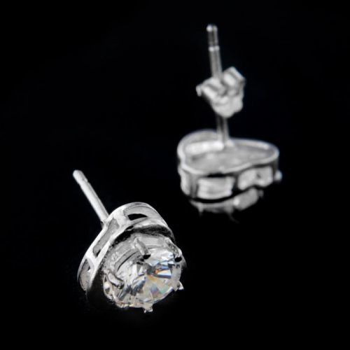 Stříbrné náušnice 14092