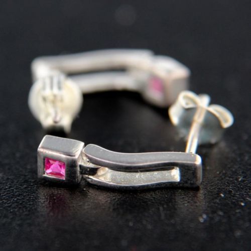 Stříbrné náušnice 14674