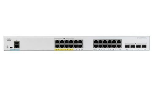 24x 10/100/1000 Ethernet PoE+ ports and 195W PoE budget, 4x 1G SFP uplinks