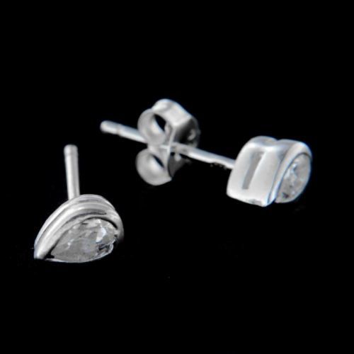 Stříbrné náušnice 14095