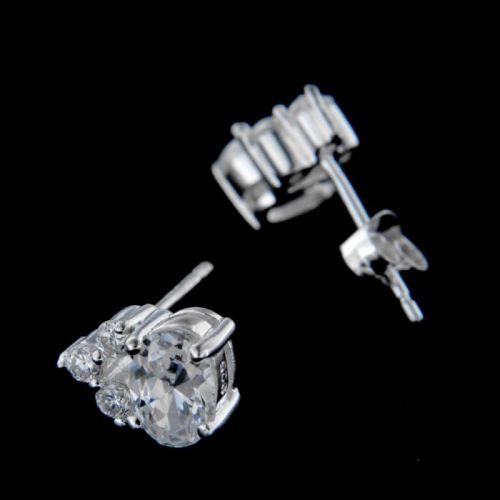 Stříbrné náušnice 14135