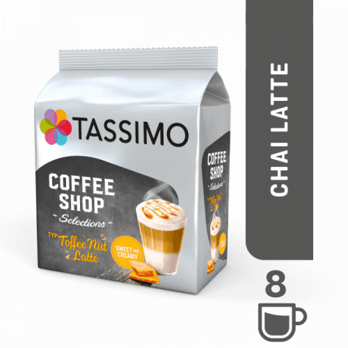 Tassimo Toffee Nut Latte 8+8 Kapslí